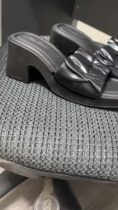 Dép nữ phong cách Hàn Quốc dép cao gót dày chất lượng cao