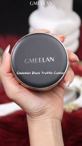 GMEELAN Black Truffle Air Cushion Cover All Perfect Cushion 7g+10g Zinc PCA Southern France Black Truffle Niacinamide Glutathione 360 High Cover 8H No Dull Setting Powder Foundation