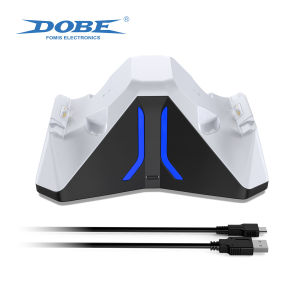 DOBE Dual Charging Station TP5-0563S for PS5 Controller with LED IndicatorsType-C PortWireless Fast DockAccessories