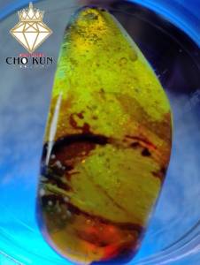 รอบที่-5 ก-14 จี้อำพันพม่าแบบมีดอกสวยงาม อำพันแท้ 100%