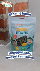 Yummy Bites Cheesy Seaweed 30 GR Snack Sehat Cemilan Anak