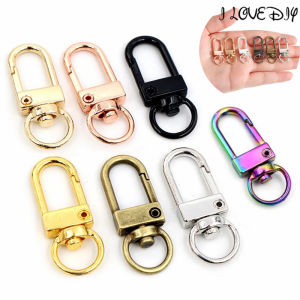 10Pcs/pack Snap Lobster Clasp Hooks Gold Silver DIY Jewelry Making Findings for Keychain Neckalce Bracelet Supplies