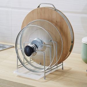 Besee | Kitchen Storage Rack for Pots Lids Cutting Boards