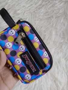 BJ Wallet Coinpurse for Men and Women with Zipper Closure and Card Holder Polyester