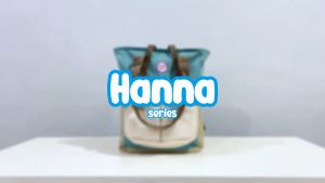 Daily Backpack Tas Ransel Totebag Backpack Canvas Sekolah kuliah Serbaguna untuk Cewek Dari Girl Station Hanna series Cream Cinnamon
