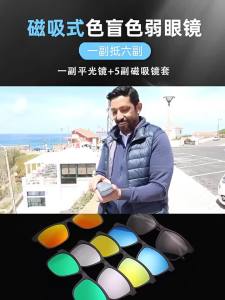 MEIBO | Kính Mát Từ Điều Chỉnh Mù Màu