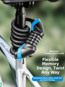 TOOKTRO | Anti-theft Cable Lock Mountain Bike Lock