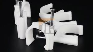 PVC Cable Clip 5mm-14mm Layout Nail For Ethernet Tv Phone Cables