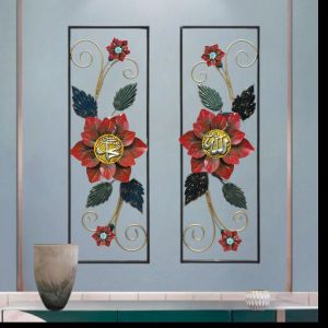 Walldecoration Aesthetic Hiasan Dinding Gantung Lapadz Allah Muhammad Bahan Besi Logam Anti Karat Ukuran 85X31cm