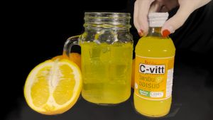 Kèm quà tặng-  TPBS Nước Cam Vitamin C C-VITT  Bổ sung Vitamin C Tăng Đề kháng Giảm Stress Sáng Da Tự Nhiên (Lốc 10 Chaix140ml)