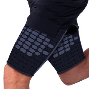 1Pair Thigh Compression Sleeves – Quad & Hamstring Support – Upper Leg Sleeves for Men & Women - Running & Injury Sports