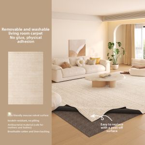 AOVOC | Detachable & Machine Washable Living Bedroom Rug