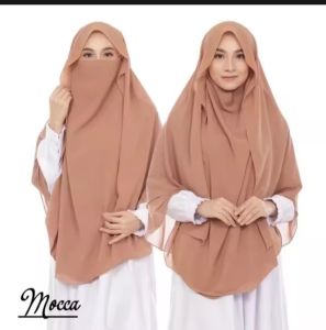 jilbab French Khimar jumbo instan ceruty babydol Khimar instan terbaru