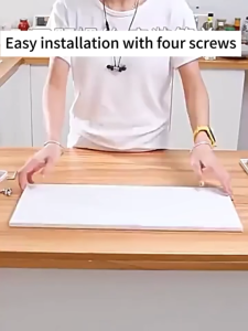 Iron Art Monitor Raiser Monitor Stand Desktop Bookshelf Desktop Organizer Shelf Small Office Storage Rack Display Shelf for Office Supplies Kitchen Bathroom DormWhite Bookcase Storage Shelves