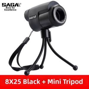 SAGA | Mini Monocular Telescope Portable for Kids and Phone Use