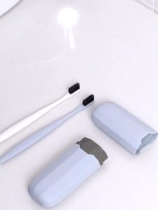 1pcs Toothpaste Storage Box Student Travel Supplies Plastic Portable Travel Toothbrush