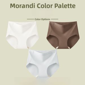 MiiOW | Antibacterial Ice Silk Pure Cotton Triangle Underwear Womens Seamless Summer Thin New Style Comfortable Breathable Panties