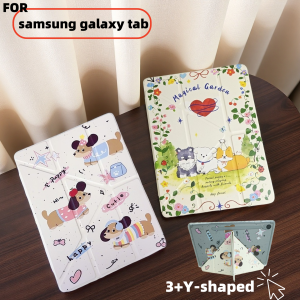 เคสรูปตัว Y Samsung Tab  S9/S10 S9FE/S10FE   S9+/S10+ 12.4"   S6 lite   S10 Lite 2025   A9+ 5G   A9   A8   A11+ 2025  พร้อมถาดใส่ปากกา