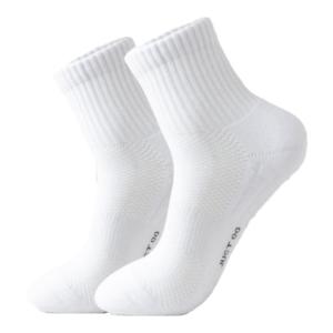 FENGTING | Cotton Mid-Calf Summer Mens Running Socks Towel Bottom Basketball Socks