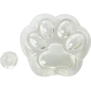 Kawaii Cat Paw Squishy Hollow Skin Clear DIY Stress Relief Squeeze Toy Simulated Air Filled Slow Rebound Sensory Ball Gift
