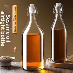 Sealed Glass Kitchen Bottle Large Capacity