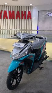 Striping Stiker Polet motor yamaha Mio m3 125 mio125 2022 2023 toska silver list stiker motor standar berkualitas termurah Barokah Sticker