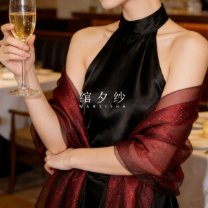 Double Layer Genuine Silk Scarf