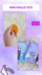 BTS Mini Wallet Dompet Karakter Tata RJ Mang Koya Chimmy Cooky Shooky