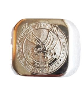Eagles Ring Kuya for Men: Gold Pure Vacuum Engraved High Polished Stainless Steel