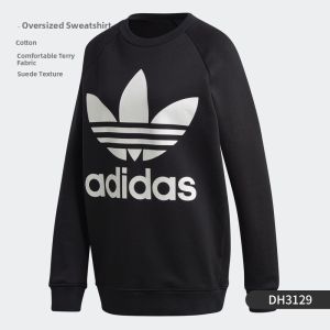 adidas | Classic Logo Womens Casual Sport Round Neck Sweatshirt