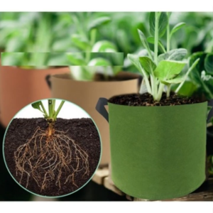 กระถาง กระถางผ้า ถุงปลูกต้นไม้ ปลูกกัญชา เร่งราก เนื้อผ้าหนา ทนทาน มีให้เลือก 10 ขนาด