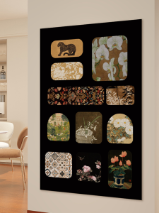 Vertical Format Felt Wall Stickers Creative Photo Wall Background Wall Decorations Cork Board Message Board Bedroom Decor