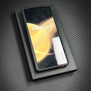 Applicable to Honor Magicv3 Phone Case New Arrival Ultra-Thin Floating Woven Track Kevlar Aramid Fiber Protective Cover VS3 Carbon Fiber Pattern Minimalist Business Fancy All-Inclusive Heat Dissipation Frosted Hard Shell
