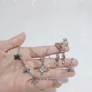 SET PERHIASAN KALUNG WNAITA AKSESORIS FASHION 4 IN 1 ANTI ALERGI / SET-774