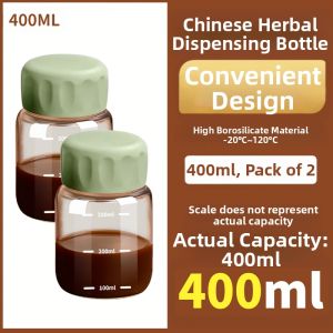 CrossOver | Portable High Borosilicate Glass Cup for Medicinal Herbs Microwave Safe Heating Glass Cup 400ml Single Layer Cylinder Shape