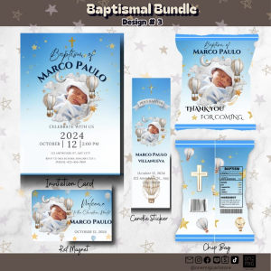Personalized Baptismal Chip Bag