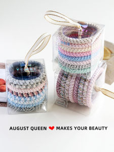 Dây Buộc Tóc Đàn Hồi Cao Dây Buộc Tóc Buộc Đuôi Ngựa Dây Buộc Tóc Đơn Giản Dây Buộc Tóc Bền Dây Buộc Tóc Cotton Lanh