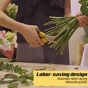 X-Tools Gardening Pruning Shears High Carbon Steel Scissors Garden Plant Scissors Branch Hands Pruner Cutter for Planting Bonsai