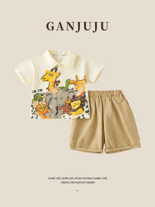 BOGUXIONG | Summer New Thin Childrens Polo Shirt Set