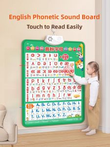 MONLEYTA | Phonics Sound International Alphabet Chart Noisy Hanging Picture 48 English Phonics Learning Tool Natural Reading And Writing
