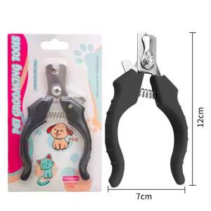 Pet Nail Cutter Clipper Cat dog Toes Claw Care Trimmer Stainless Steel Grooming Scissor Tools with Nail File Kucing