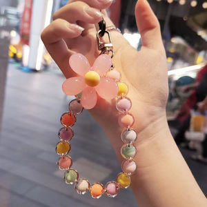 TAOYUNXI | Dây Đeo Điện Thoại Acrylic Màu Macaron Vòng Tay Xinh Xắn Hình Hoa Dây Đeo Túi Điện Thoại Dây Đeo Tay Móc Khóa Dành Cho Nữ Quà Tặng Thời Trang & Giản Dị