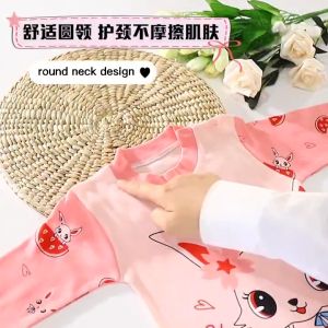 【C059】Ready Stock children 6m - 6y cotton pajamas baby Kid sleeping wear baju tidur kanak-kanak 6 bulan hingga 6 tahun Boy & Girl Toddlers Infant 儿童睡衣