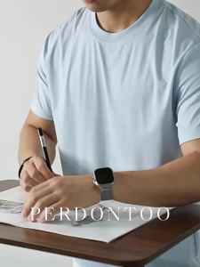 PERDONTOO | High Quality Vinegar and Lyocell Short Sleeve Mens T-Shirt Anti-Bacterial Cool Feel