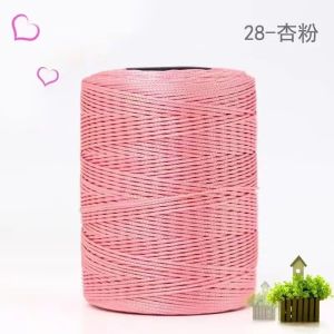 100g/Pc Ice Thin Ice Blended Braided Thread Silk Bright Yarn For DIY Hand Knitting Crocheting line Bag Hat Handbag shoe 230M