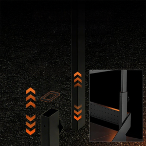Portable Double Layer Computer Case Rack