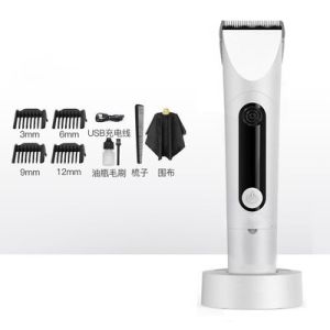 MIJIA | MIJIA Titanium Alloy Ceramic Blade Hair Clipper 3 Gear Speed Adjustment Hair Trimmers Shaver Hair Cutting Machine For Men Home