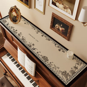 Scandinavian Piano Cover Top Cover Cloth Dust Cover Disposable Mat Piano Half Cover Accessible Luxury Fancy Waterproof Antifouling Toilet Lid Cover