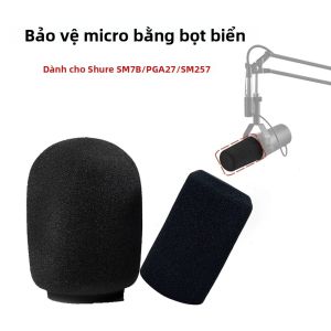 2 Chiếc Kính Chắn Gió Cho Shure SM7B Micro Pop Lọc Bao Xốp Thay Thế Giảm Tiếng Ồn Phụ Kiện Cho PGA27 SM257