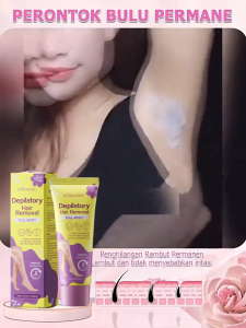 Hair Removal Cream Perontok bulu miss v bpom Cream Penghilang Bulu Ketiak Cream Perontok bulu kemaluan Pencabut bulu ketiak sampai akar Tidak nyeri dan tidak berbau Aman Tanpa Iritasi Penghilangan rambut dengan cepat-40g